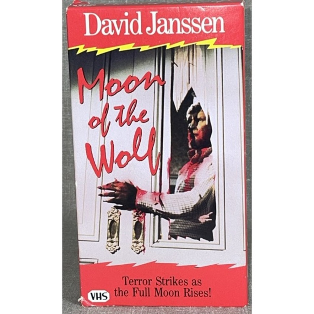 Moon‎ of the Wolf VHS Horror Werewolf Movie 1961 David Janssen RARE (1983)